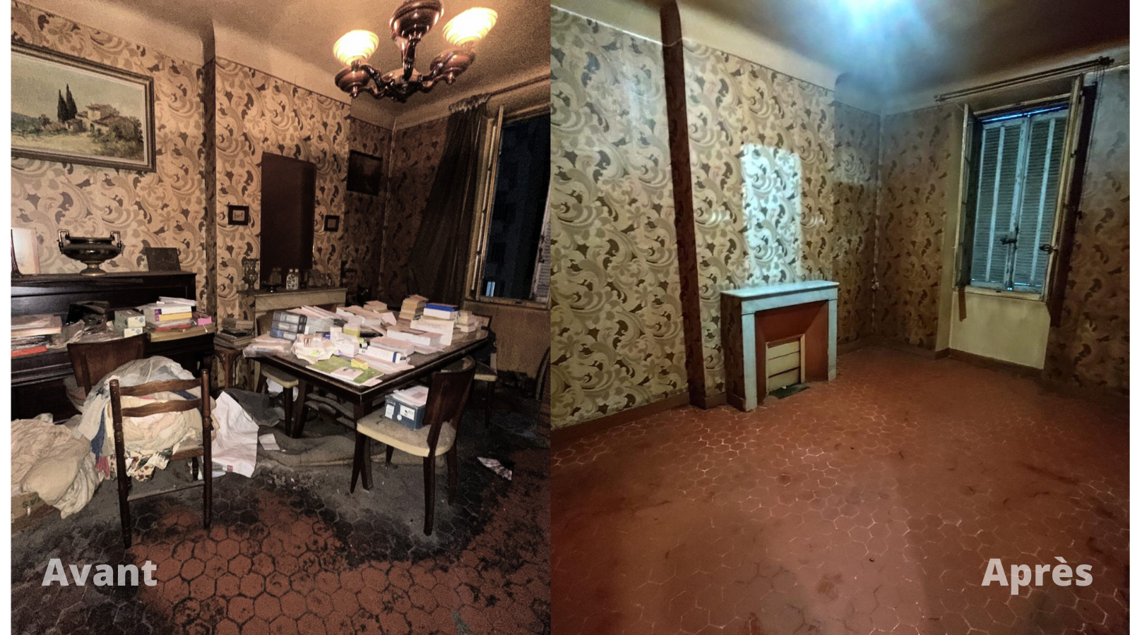 Avant / Après : intervention syndrome de Diogène